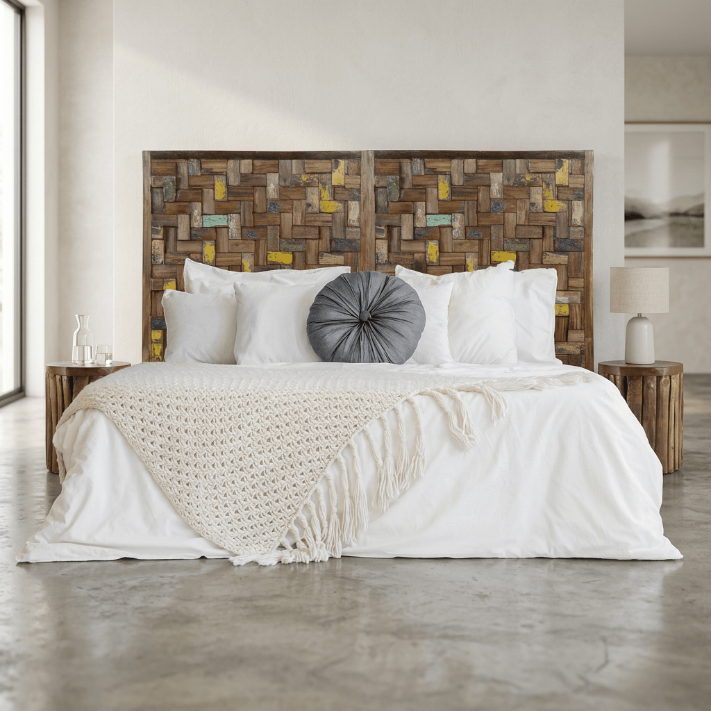 Κεφαλάρι κρεβατιού Teak pieces m-y