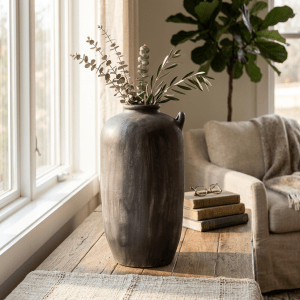 Terracotta vase g-n