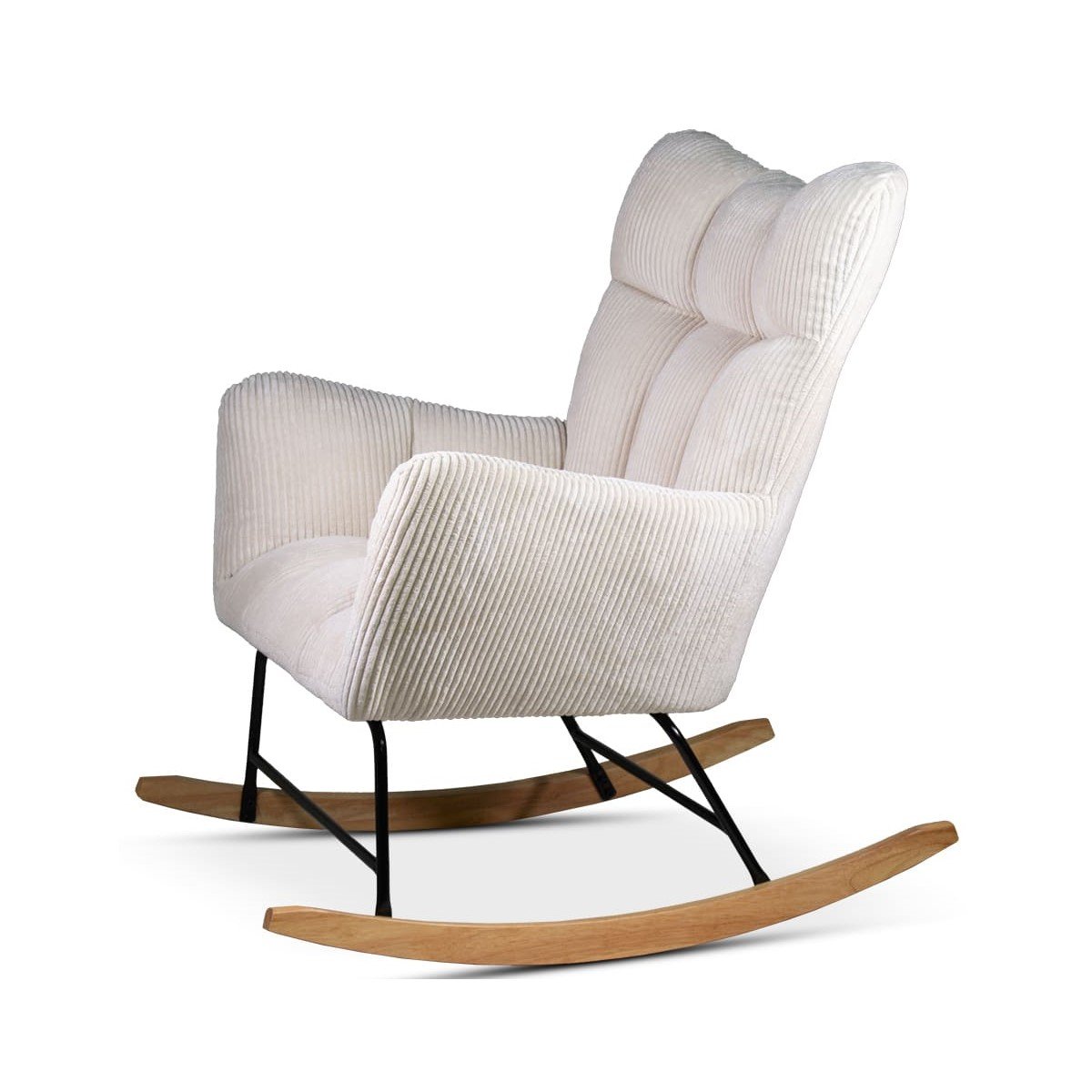 Beige rocking armchair m-y - Image 3