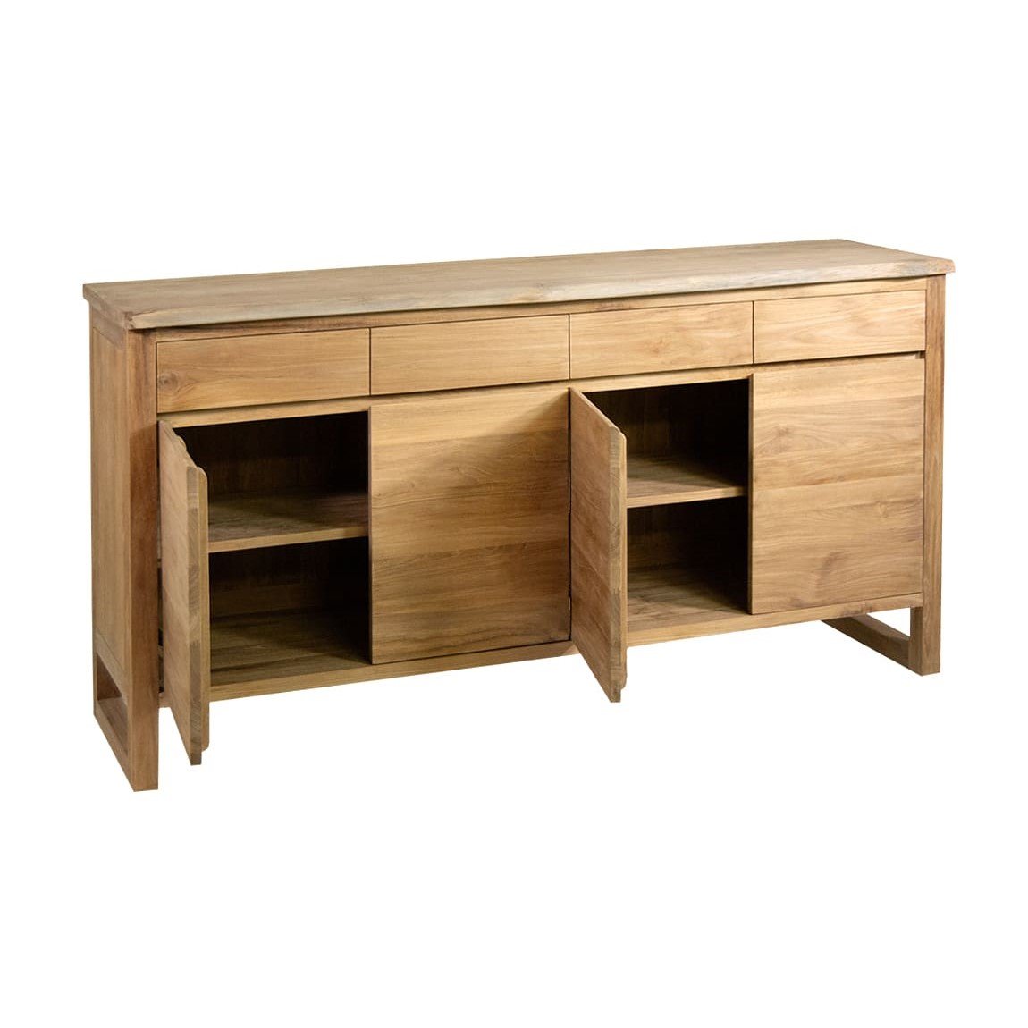 Μπουφές Borneo teak m-y - Image 3