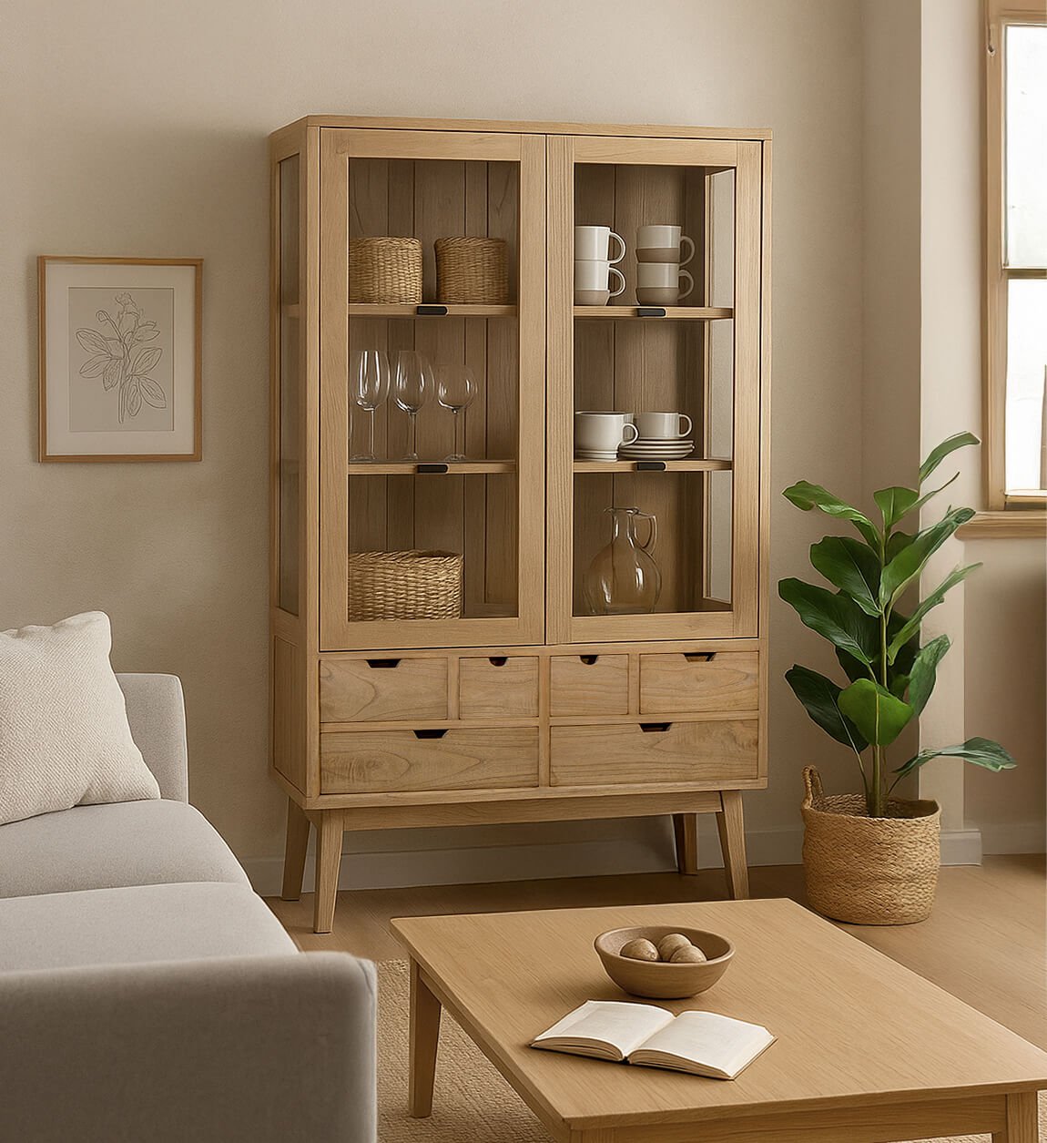 Βιτρίνα Scandi natural m-y - Image 4