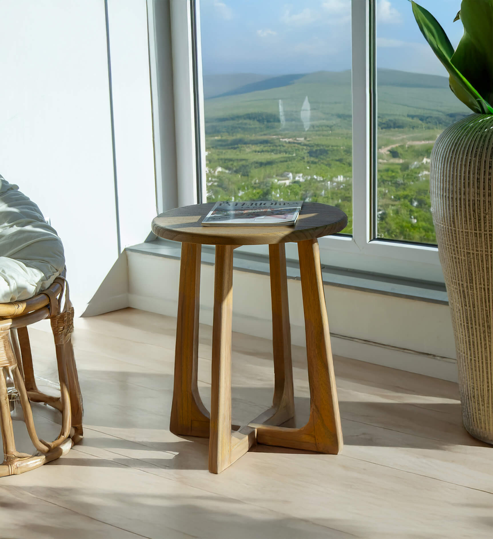 Τραπέζι πλαϊνό Scandi natural m-y - Image 5