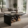 Τραπέζι σαλονιού Teak root 2 black m-y