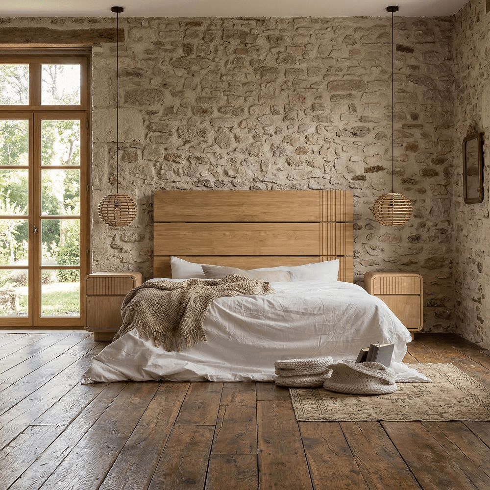 Κεφαλάρι κρεβατιού Eyre teak m-y - Image 4