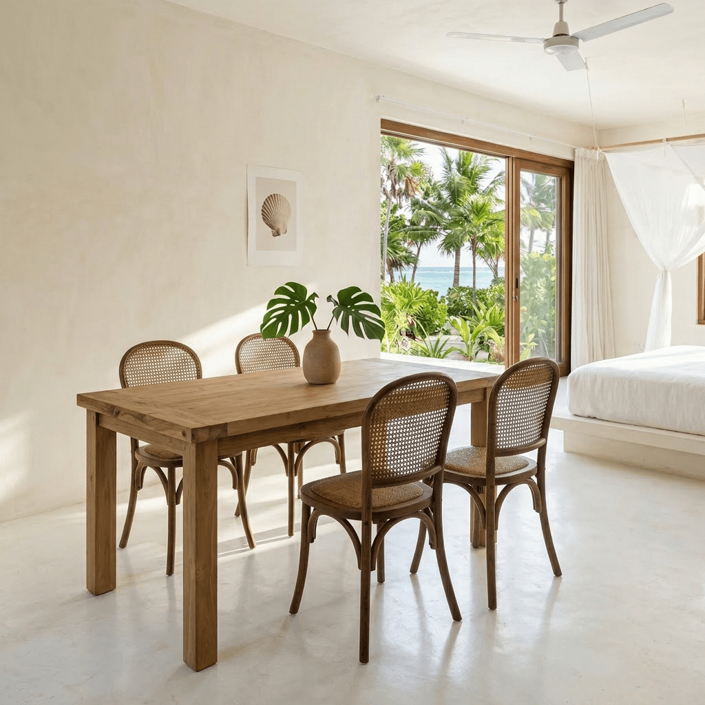 Τραπέζι φαγητού Ibiza teak m-y - Image 2