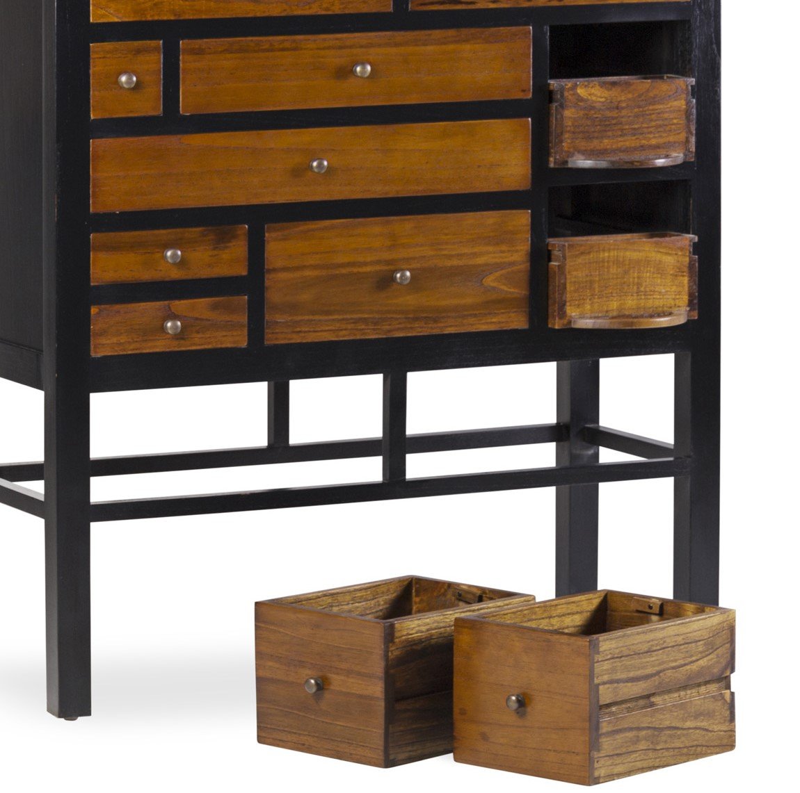 Συρταριέρα 18 Drawers black m-y - Image 5